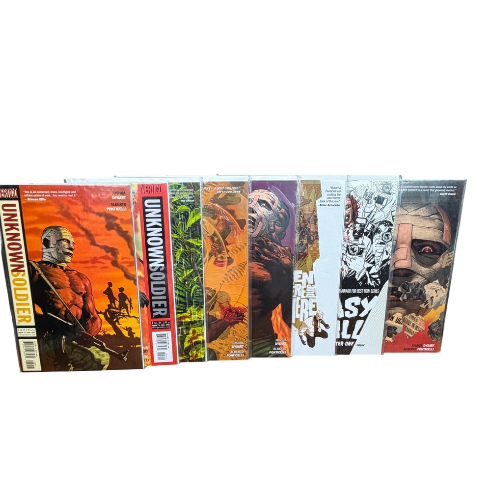 Vertigo Unknown Soldier Comic Book Lot 1-6 Joshua Dysart Alberto Ponticelli 2008